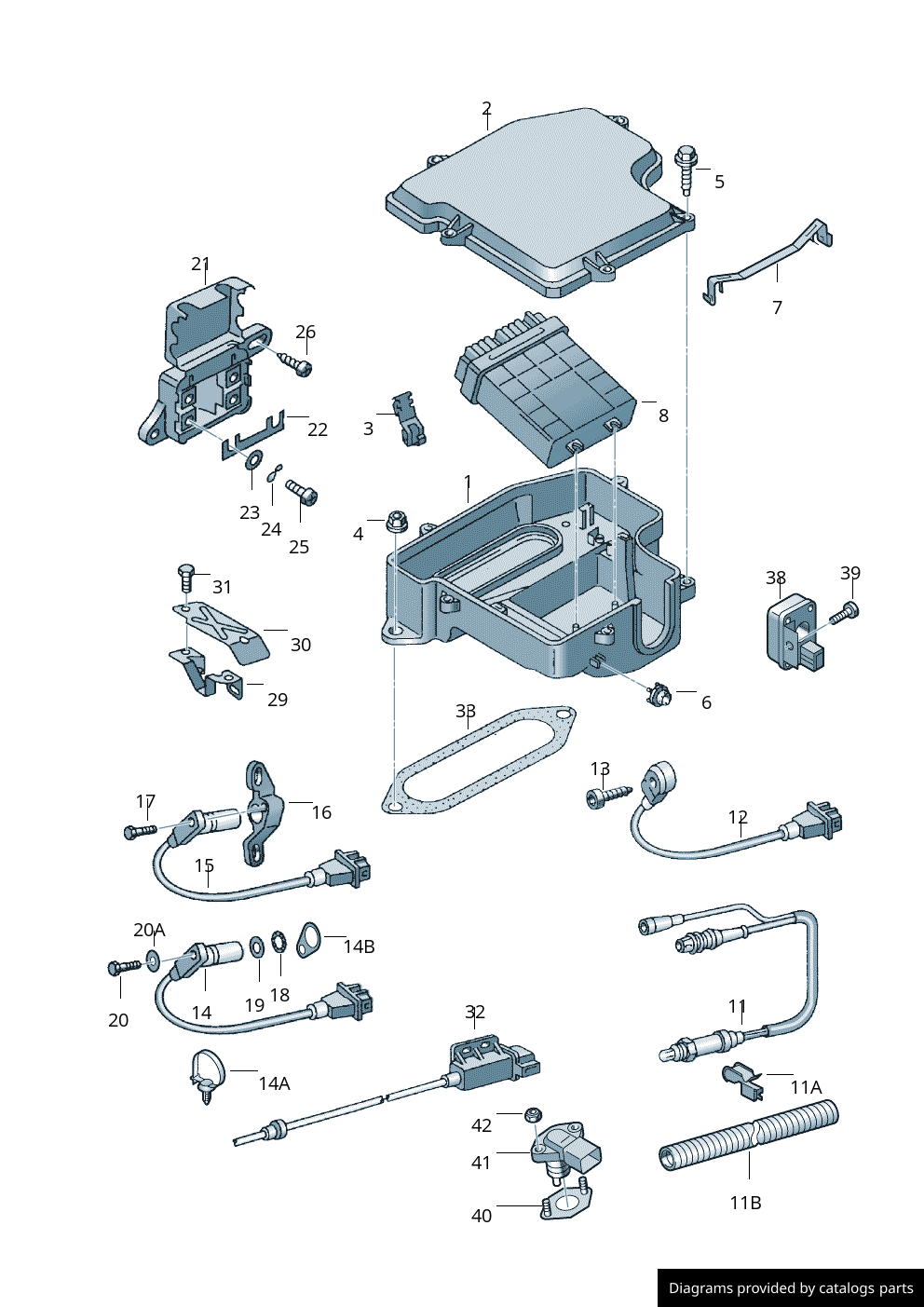 Car part diagram