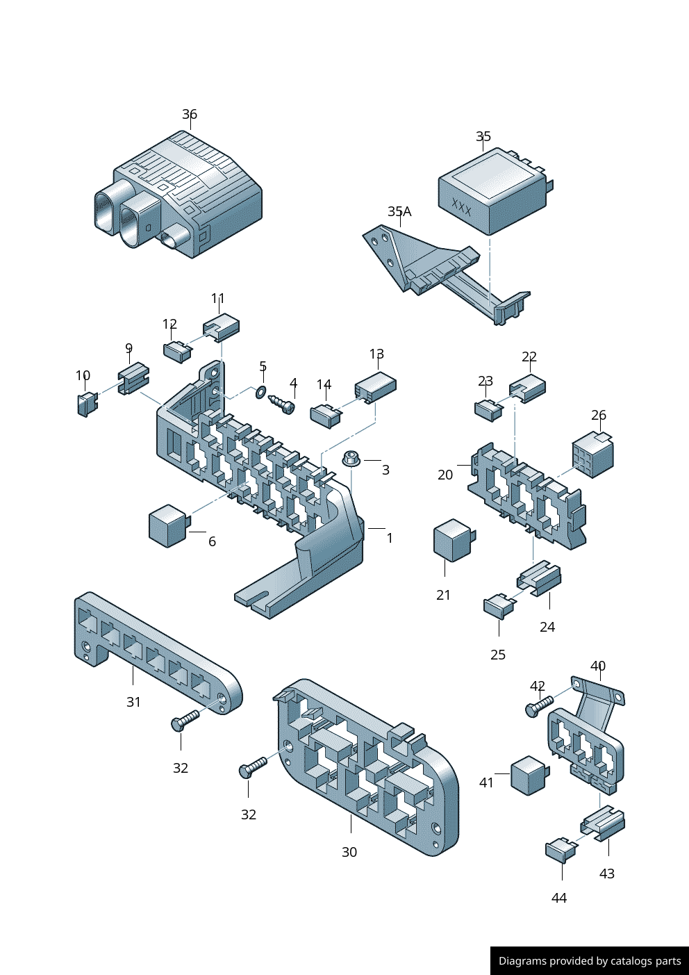 Car part diagram