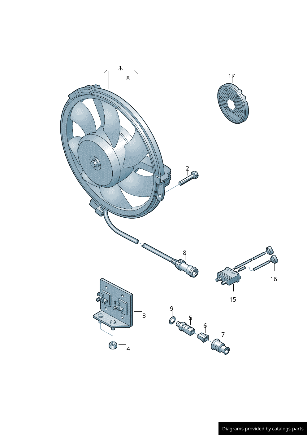 Car part diagram