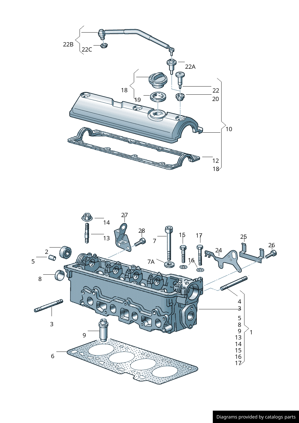 Car part diagram