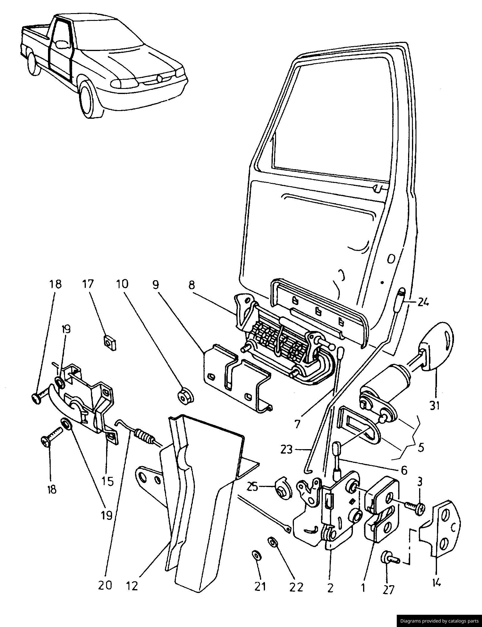 Car part diagram
