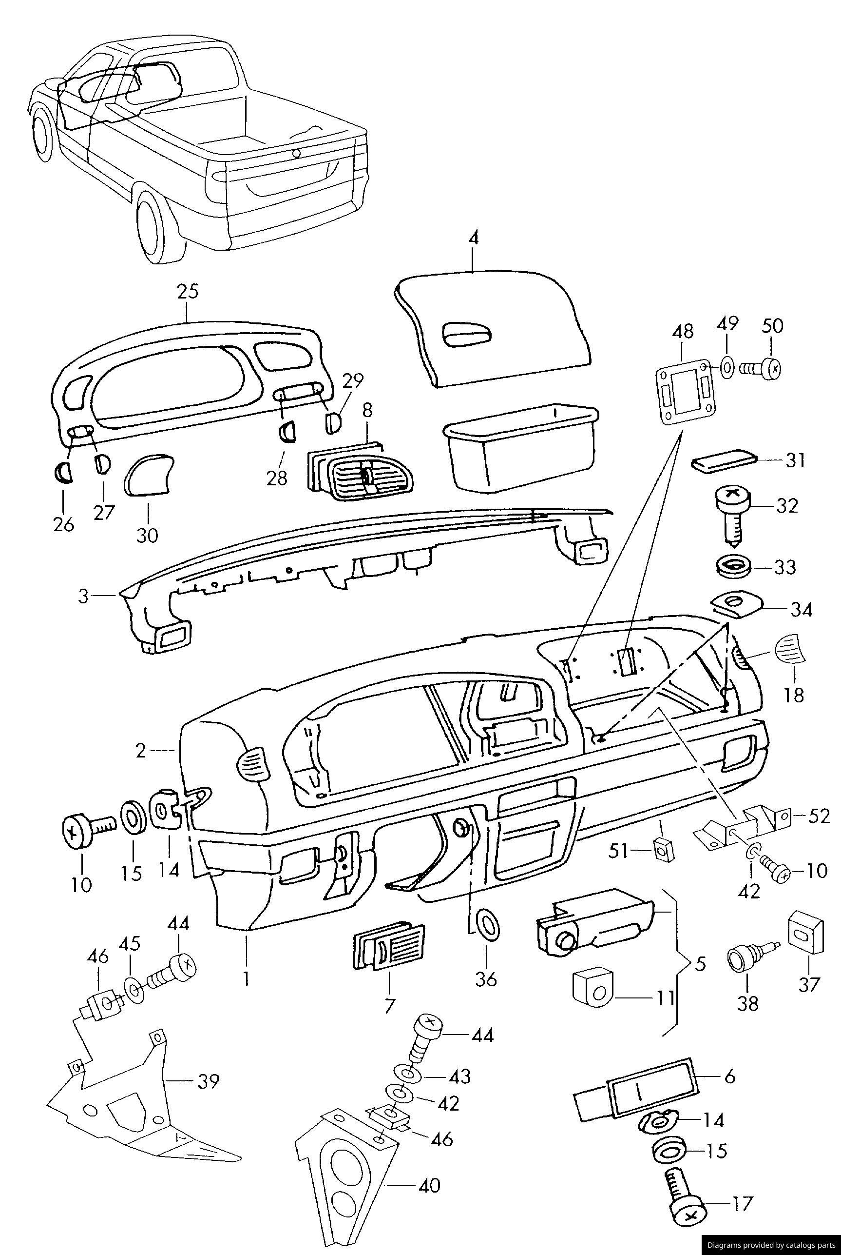 Car part diagram