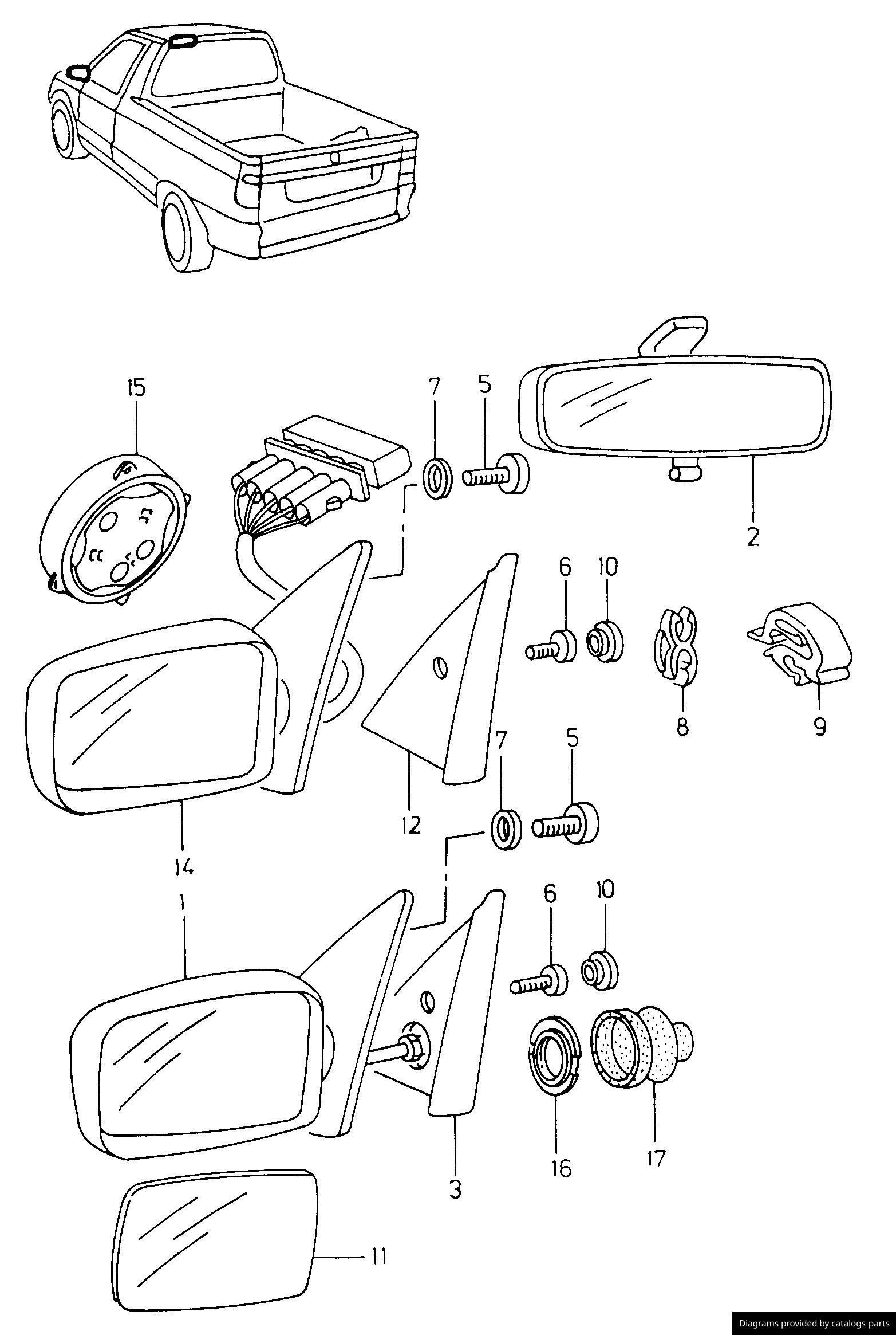 Car part diagram
