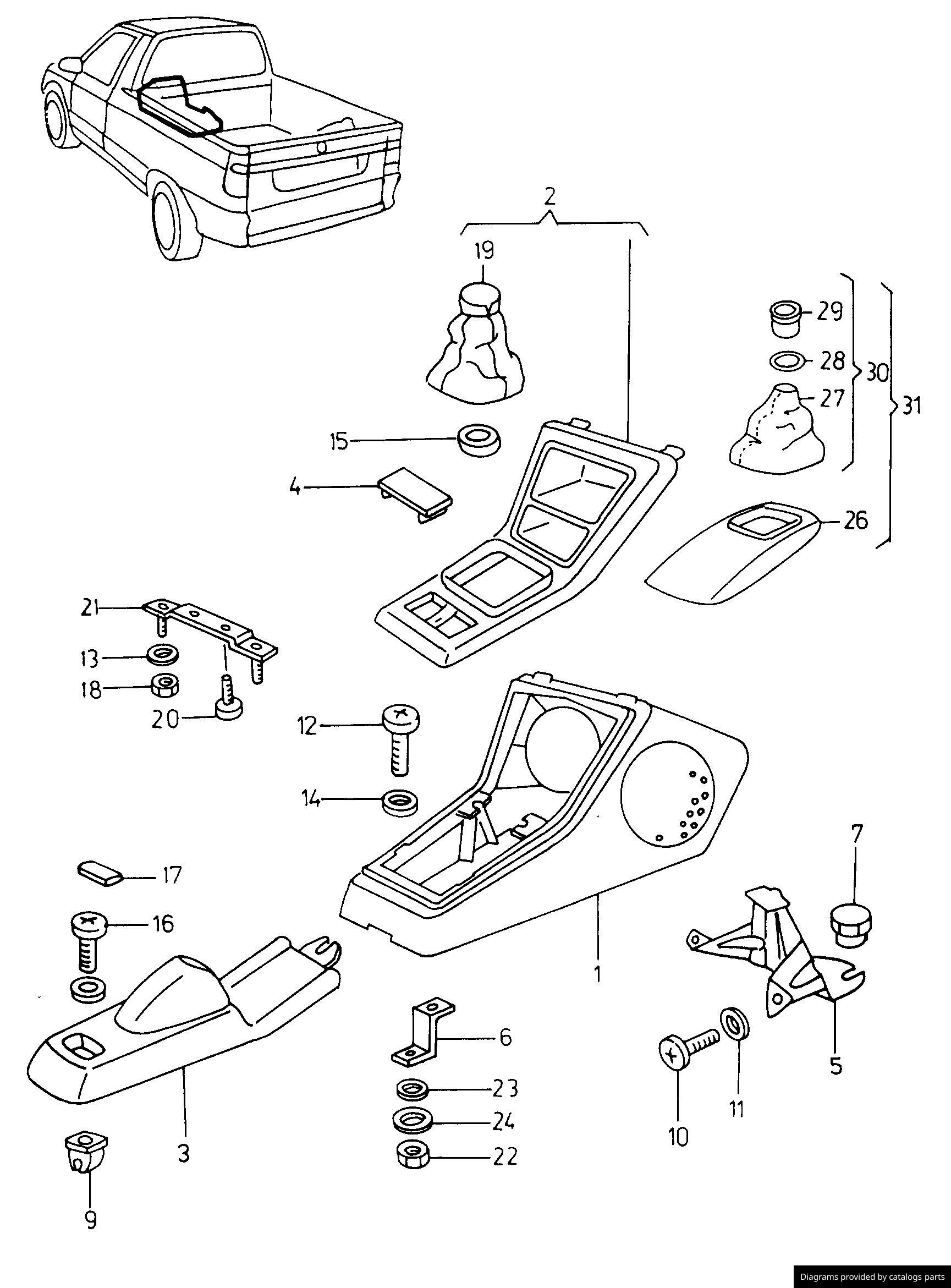 Car part diagram