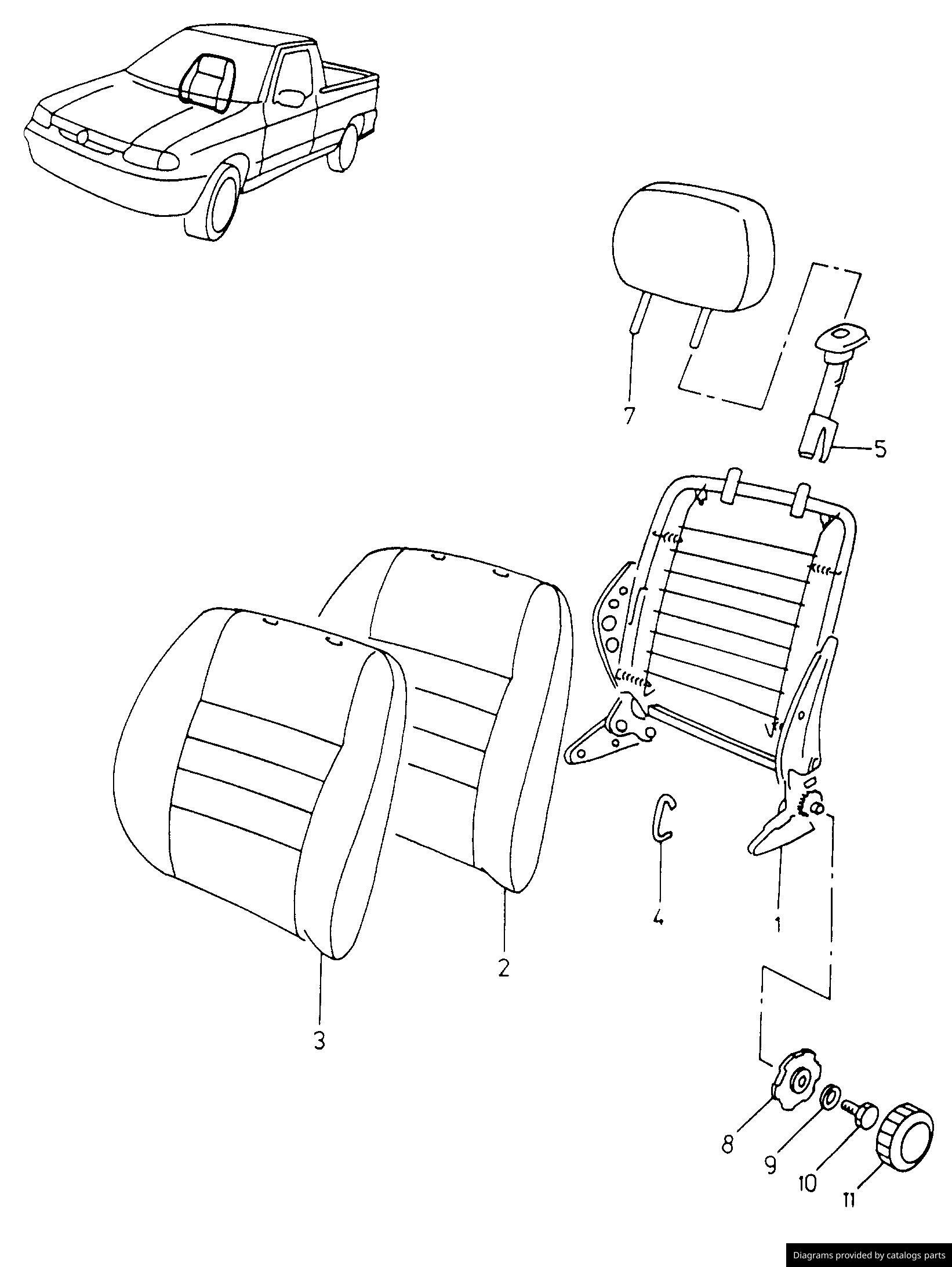 Car part diagram