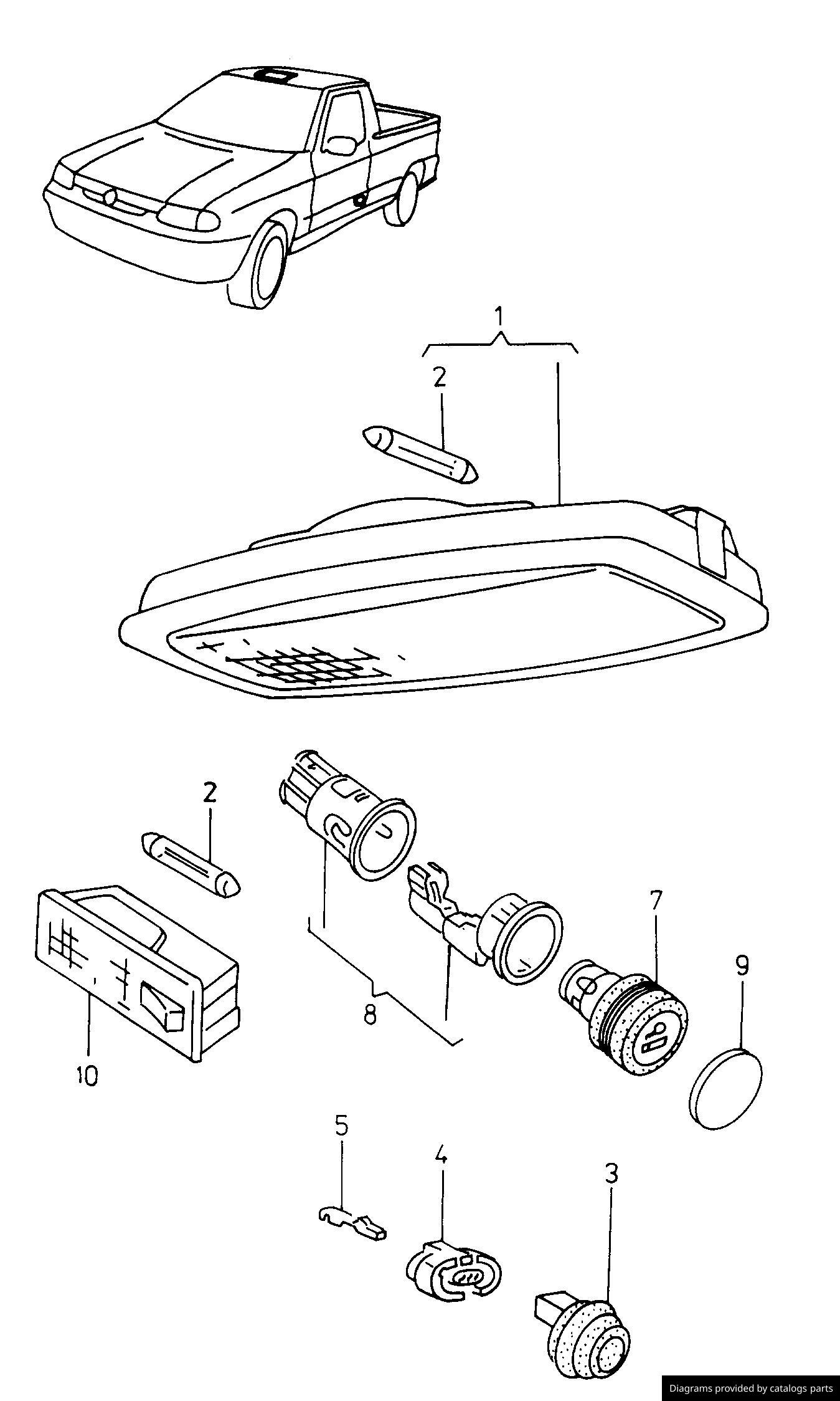 Car part diagram