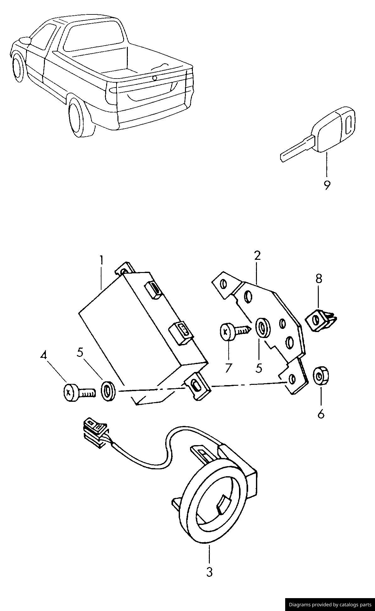 Car part diagram