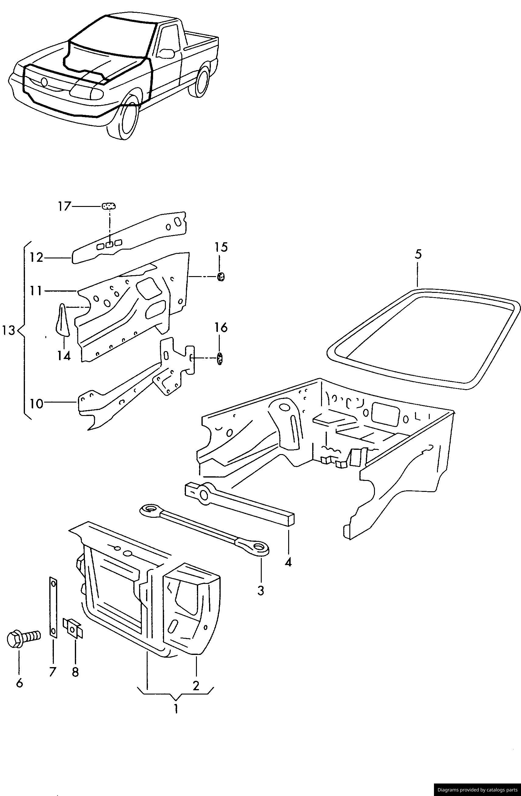 Car part diagram