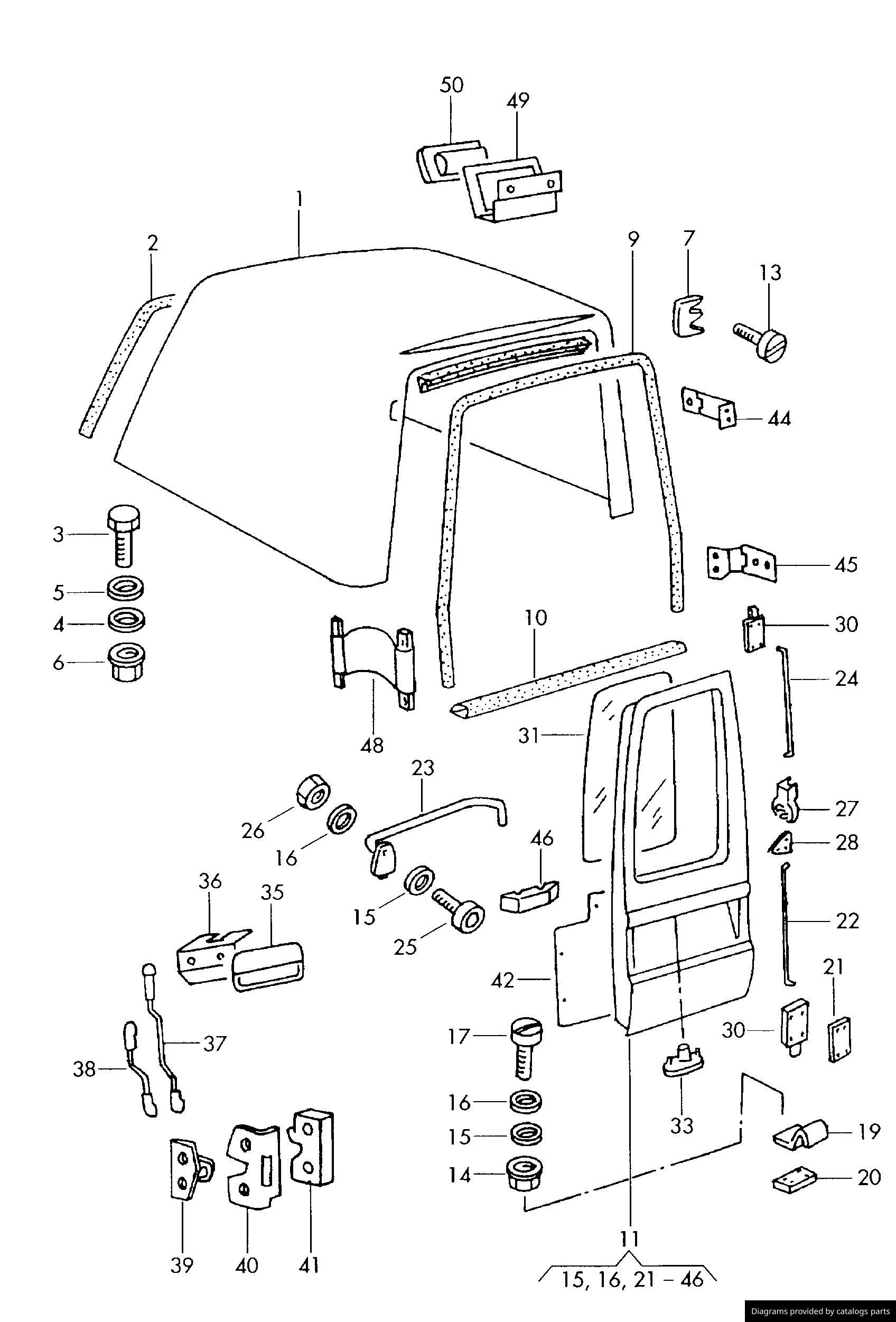 Car part diagram