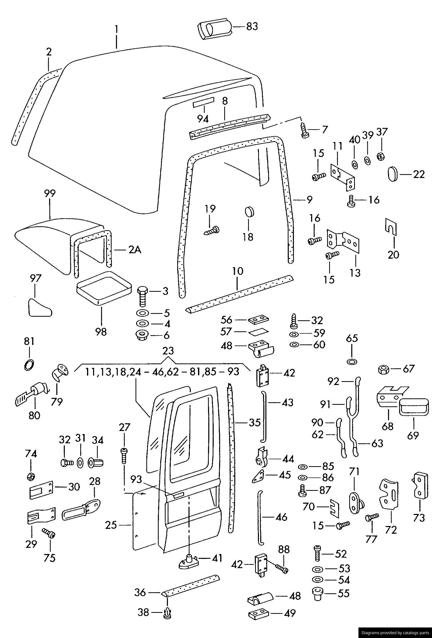 Car part diagram