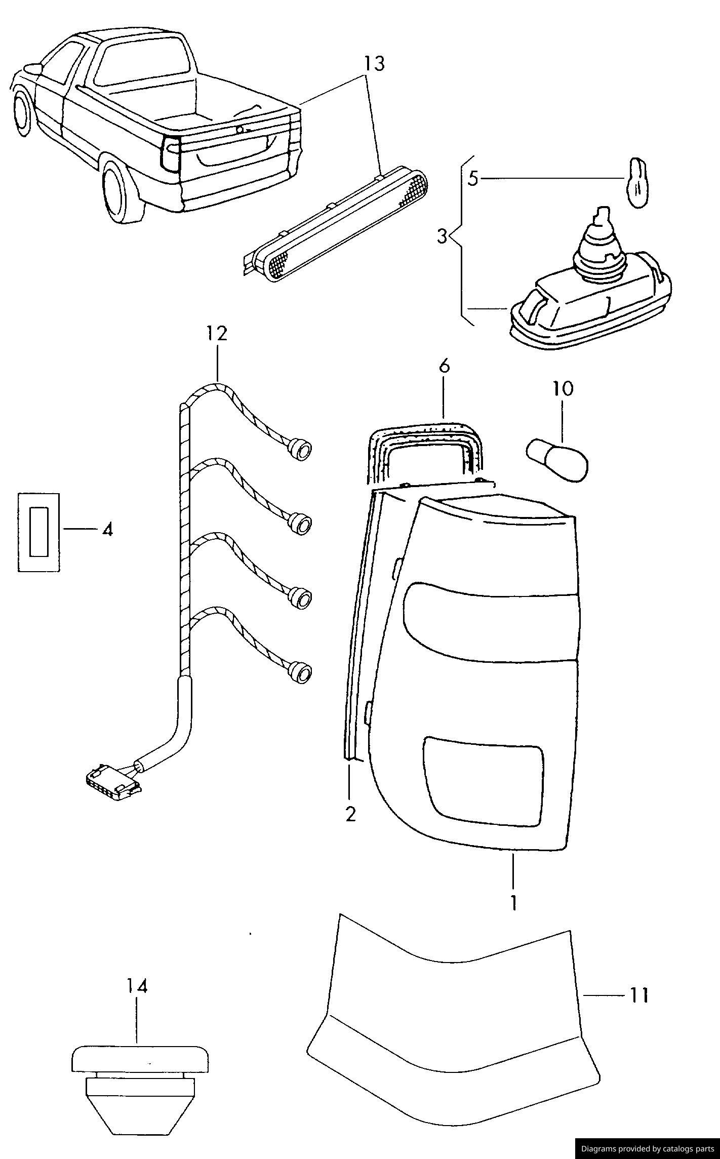 Car part diagram