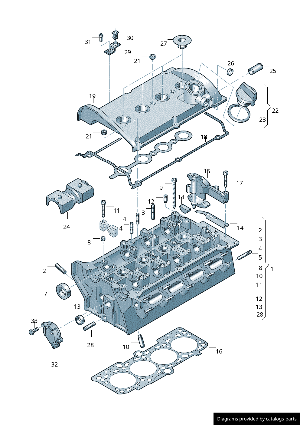 Car part diagram