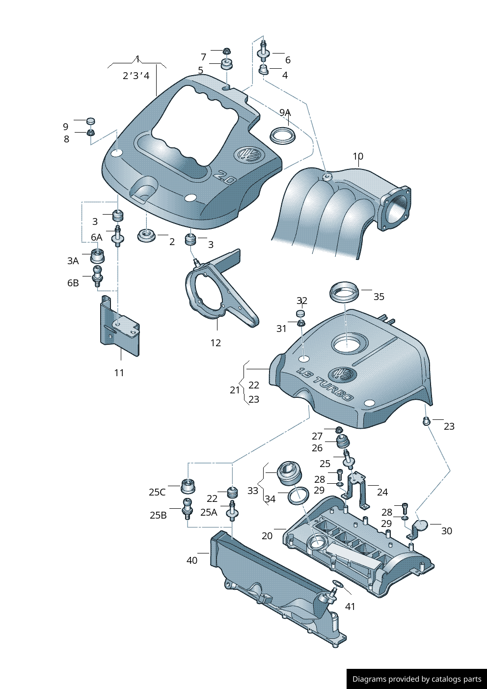 Car part diagram