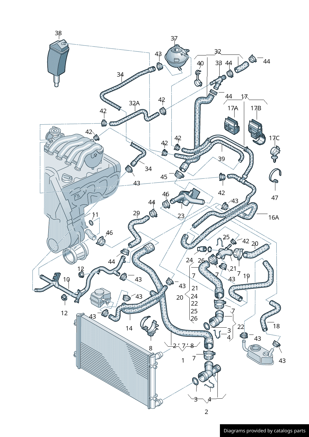 Car part diagram