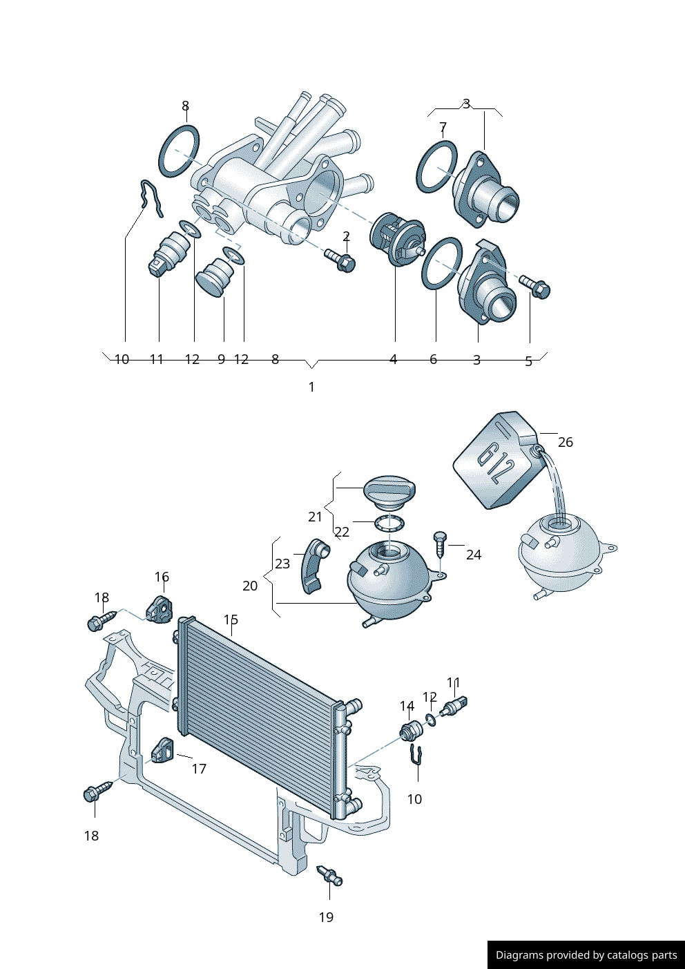 Car part diagram
