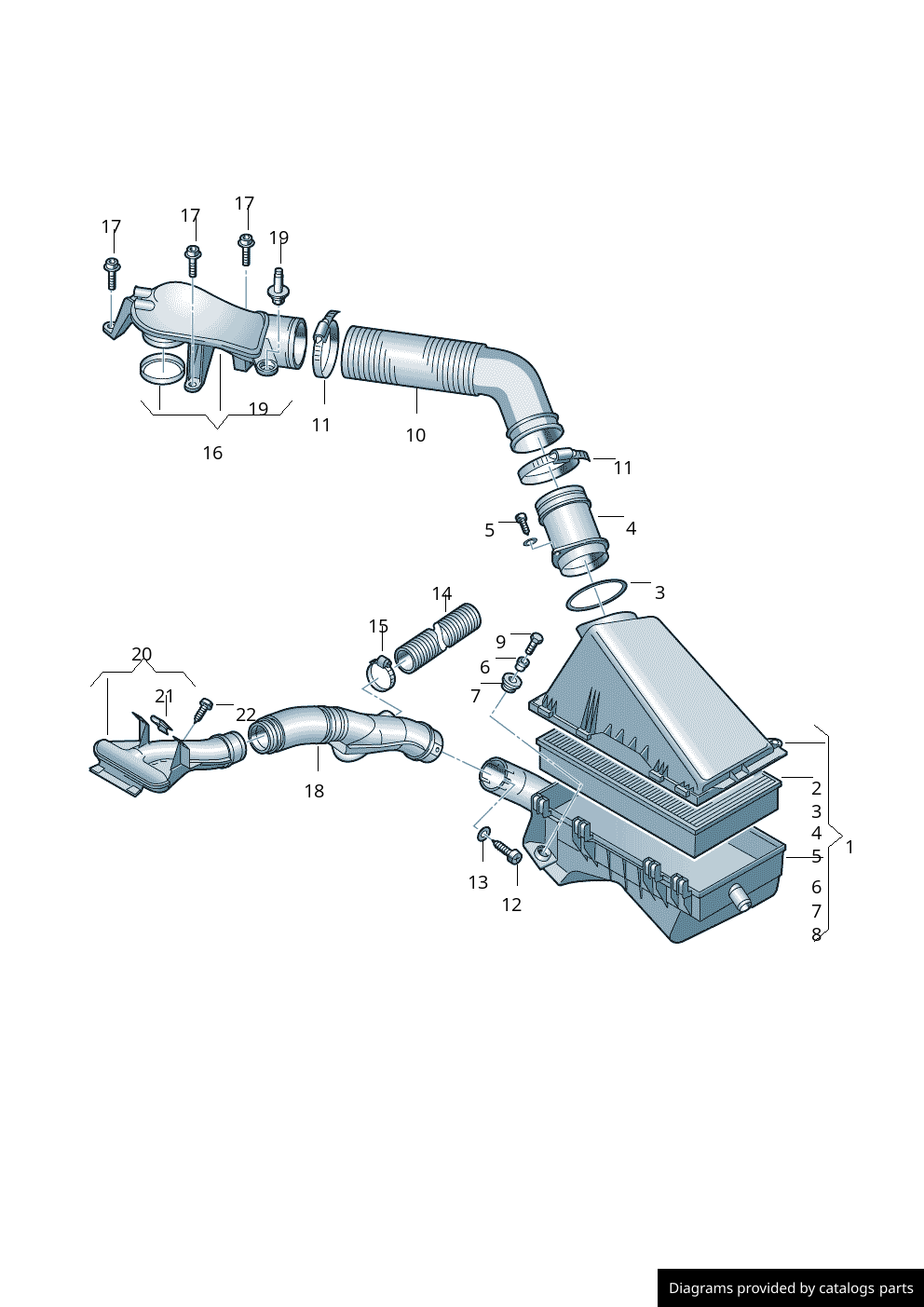 Car part diagram