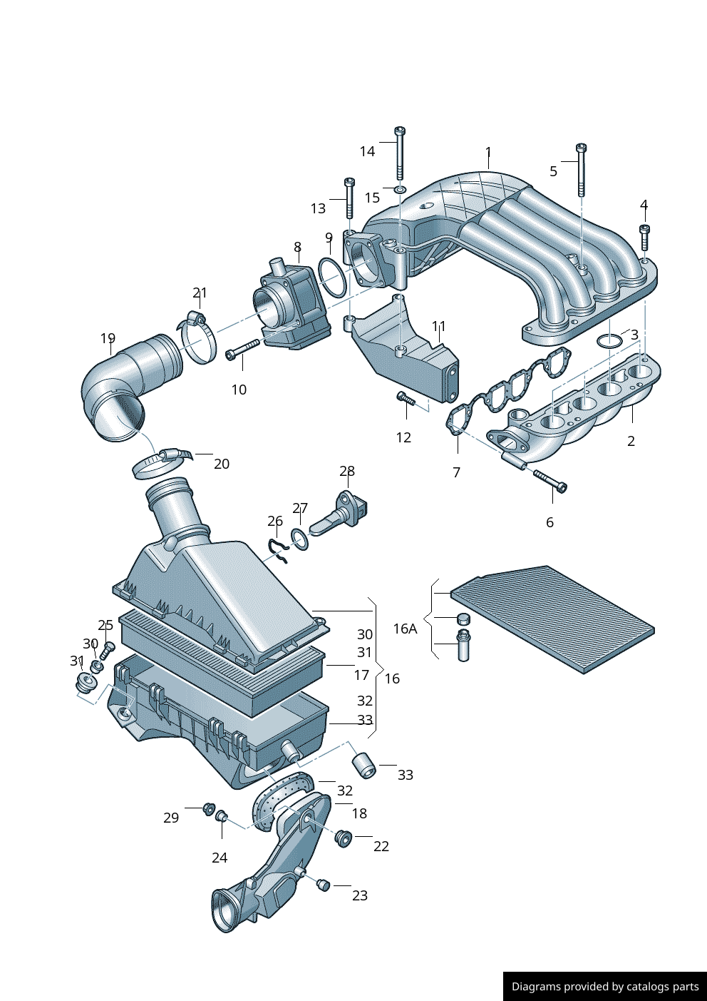 Car part diagram