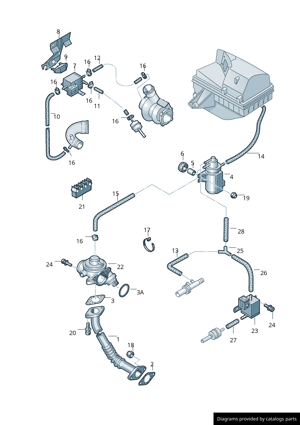 Car part diagram