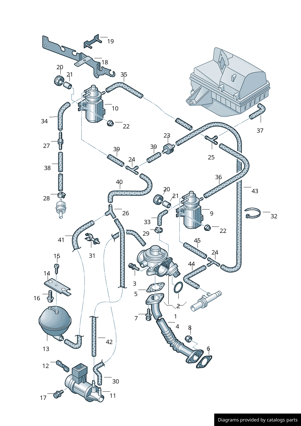Car part diagram