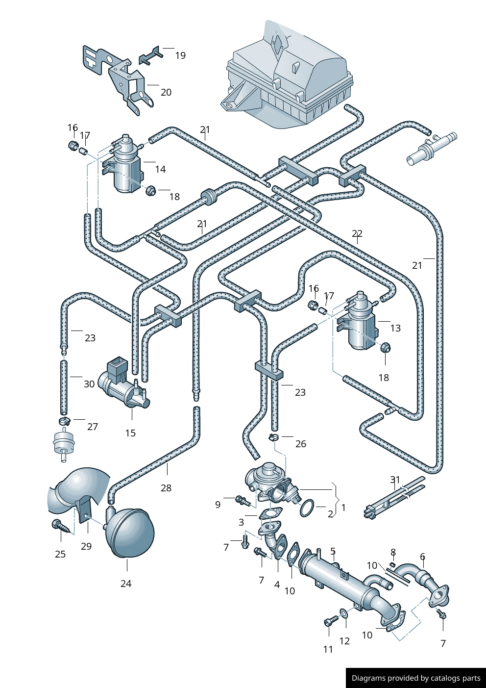 Car part diagram