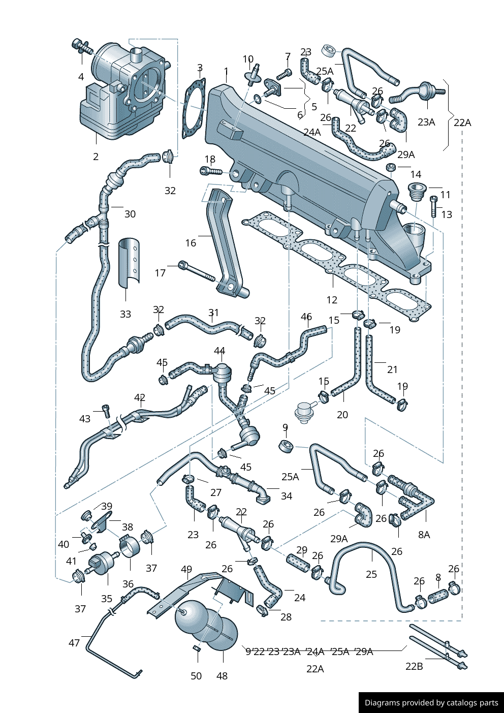 Car part diagram