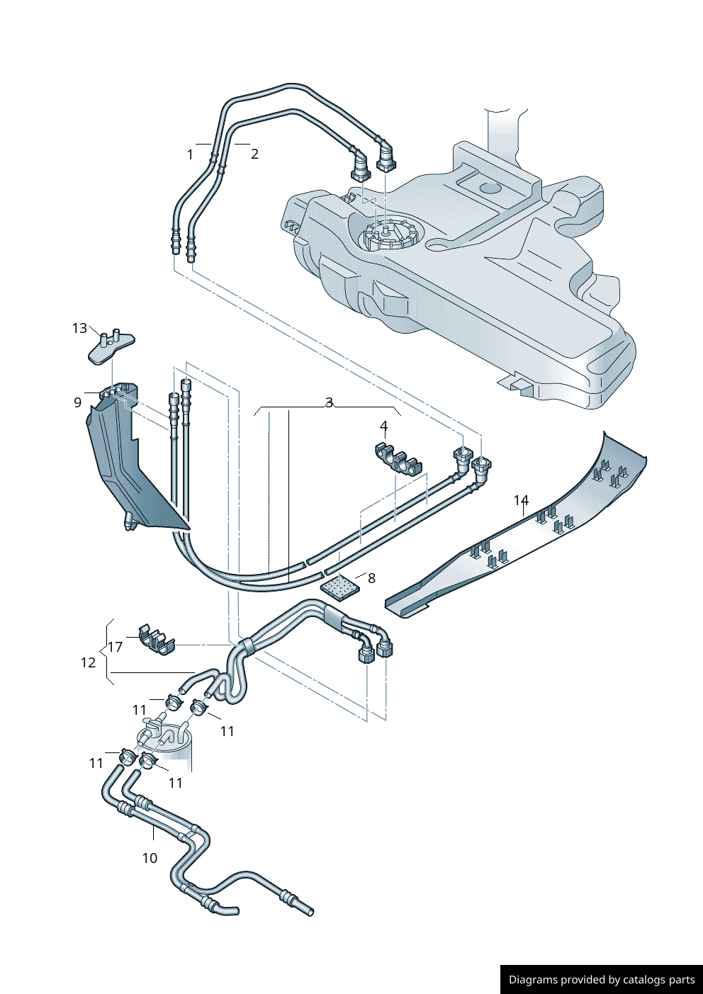 Car part diagram