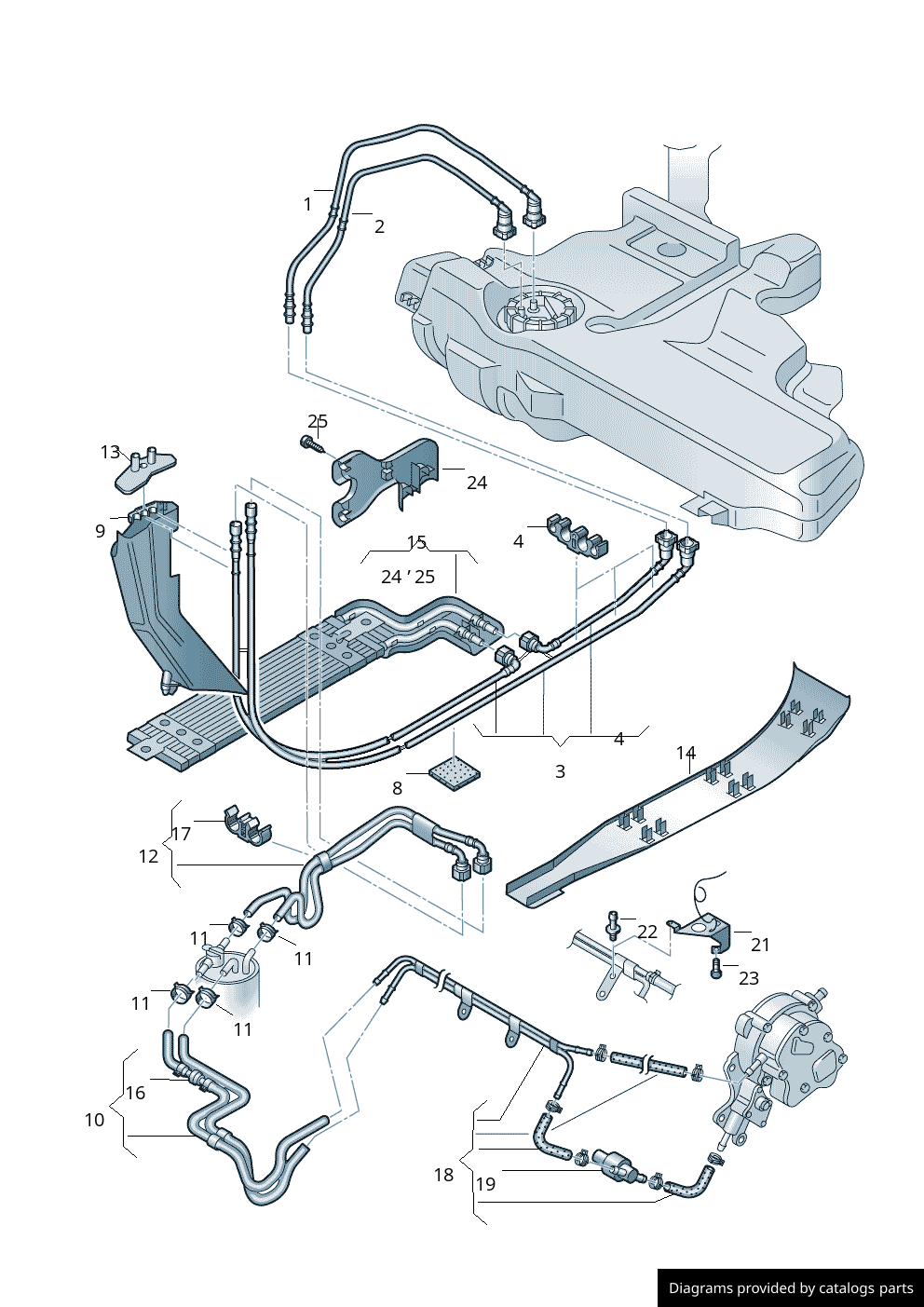 Car part diagram
