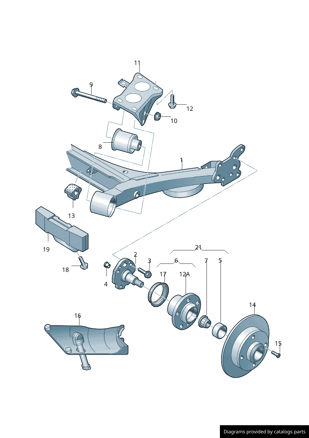 Car part diagram