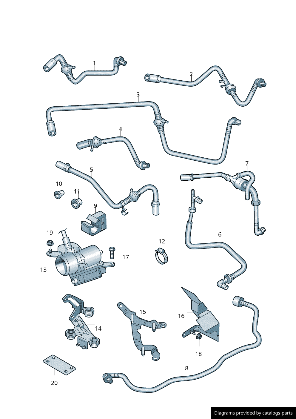 Car part diagram