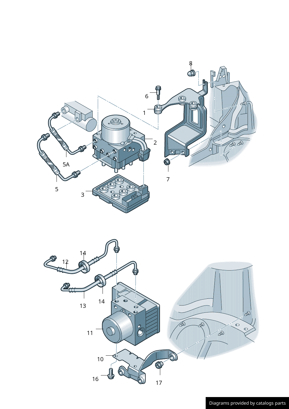 Car part diagram