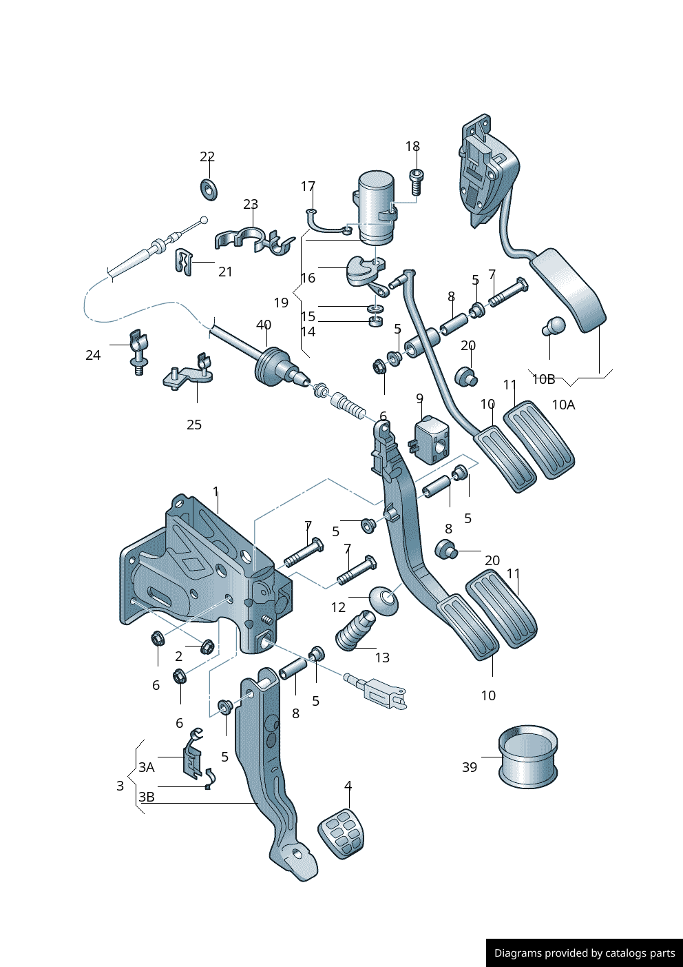 Car part diagram