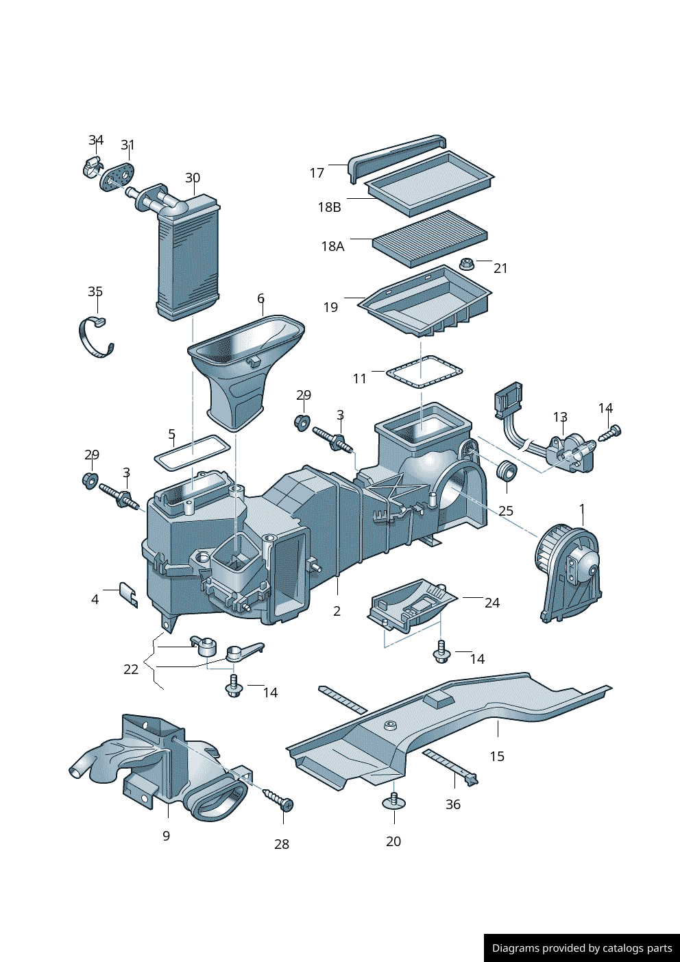 Car part diagram