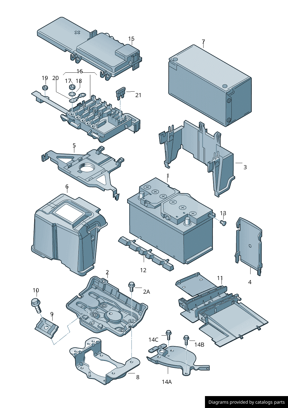 Car part diagram