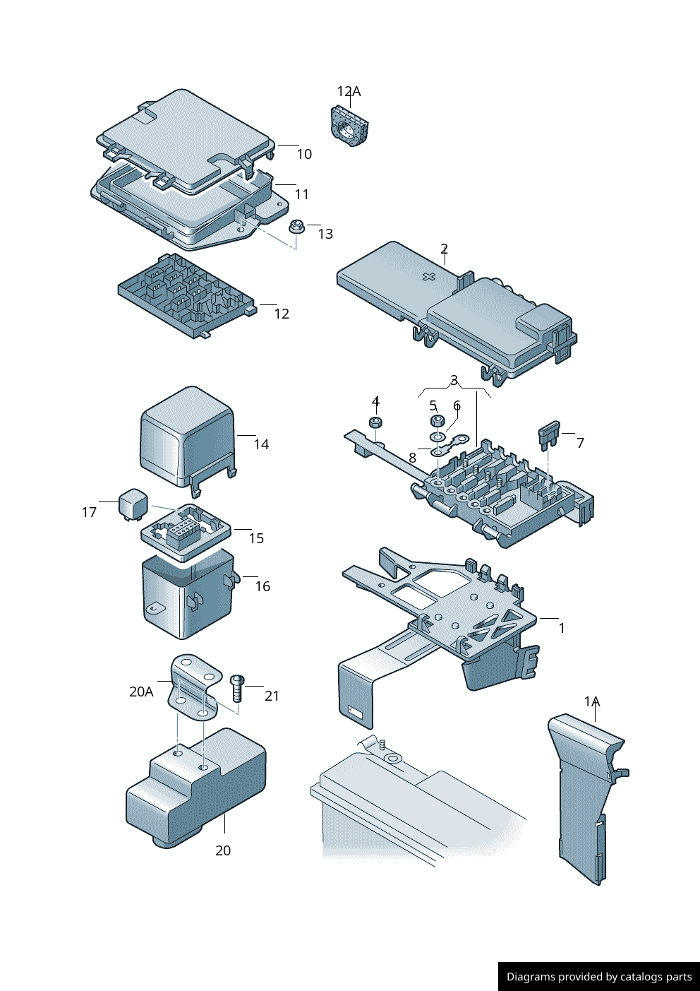 Car part diagram