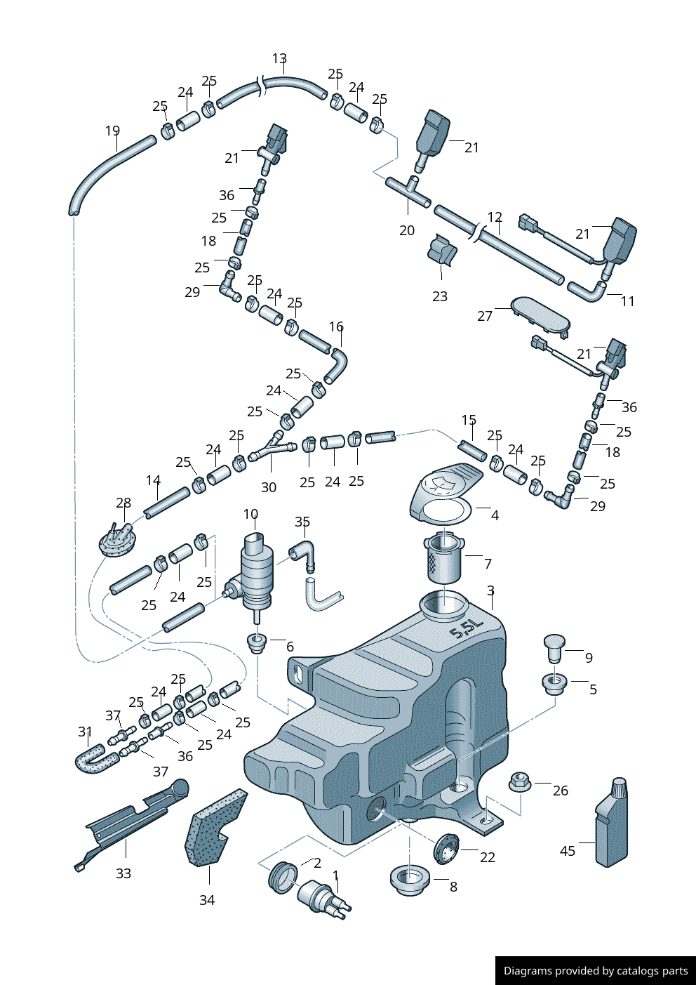 Car part diagram