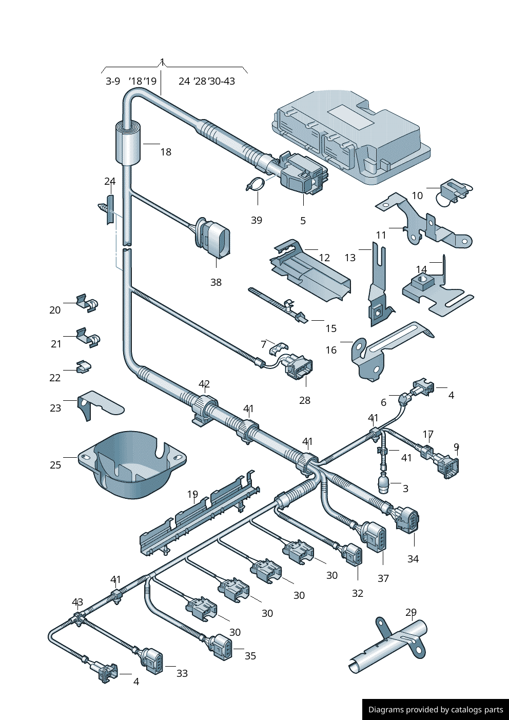 Car part diagram