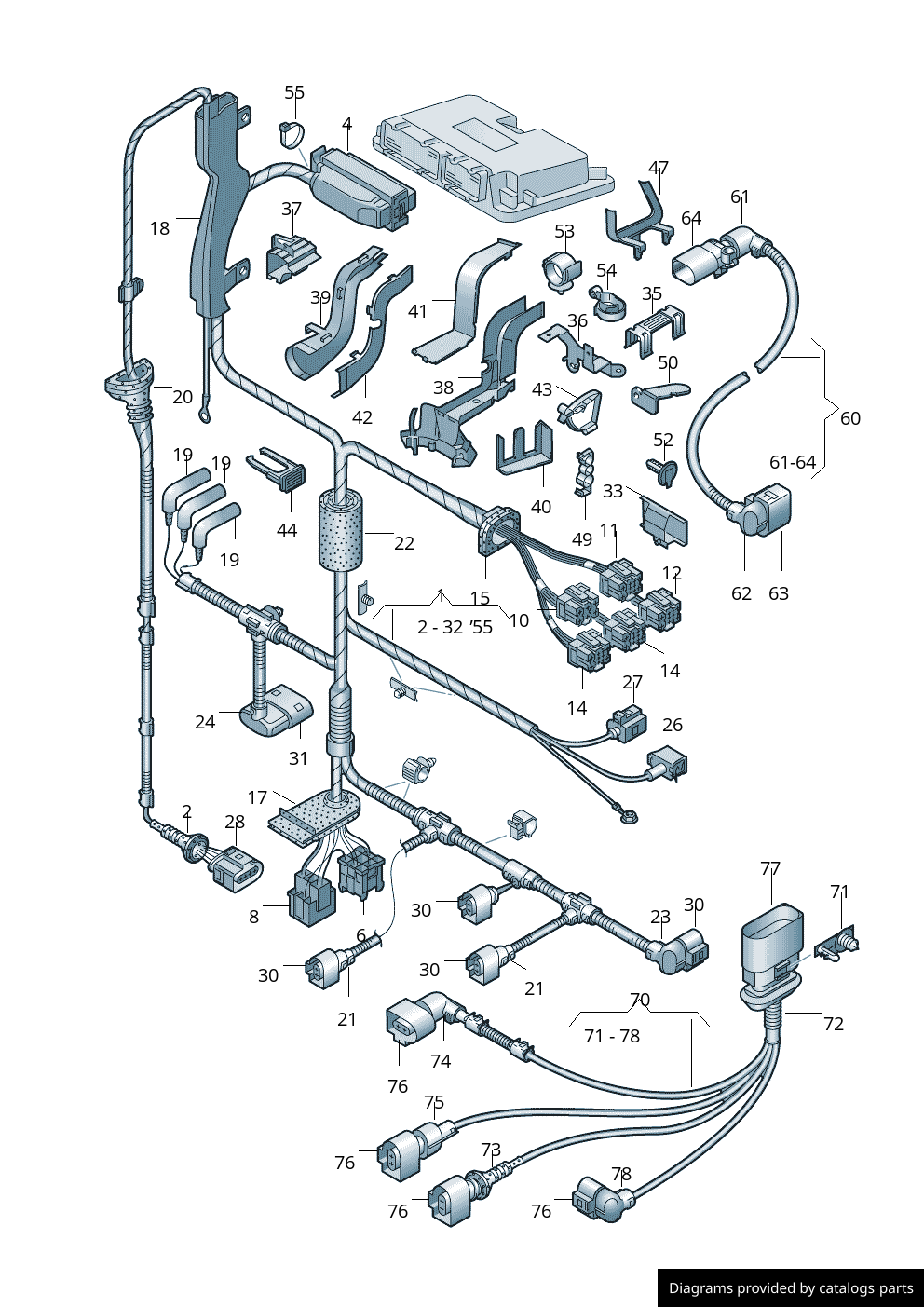 Car part diagram