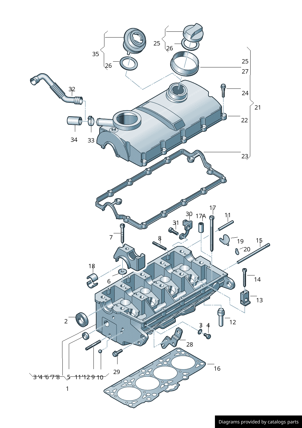 Car part diagram
