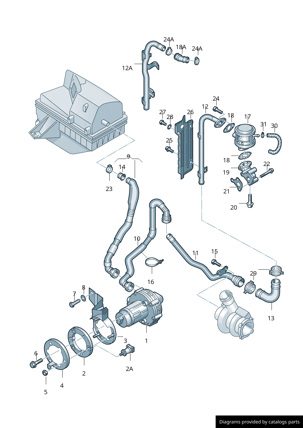 Car part diagram