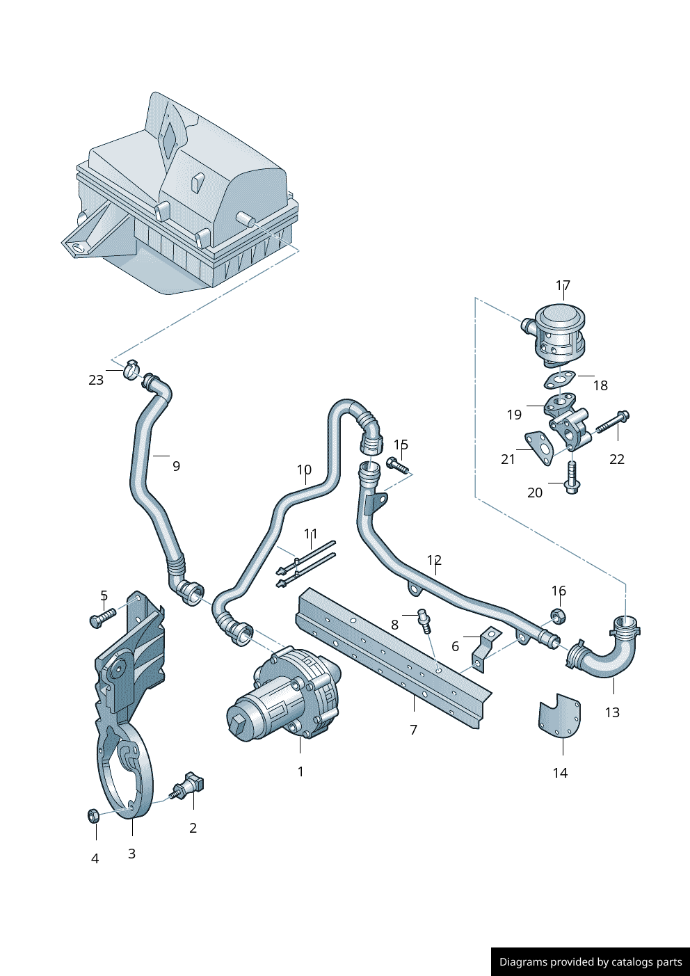 Car part diagram