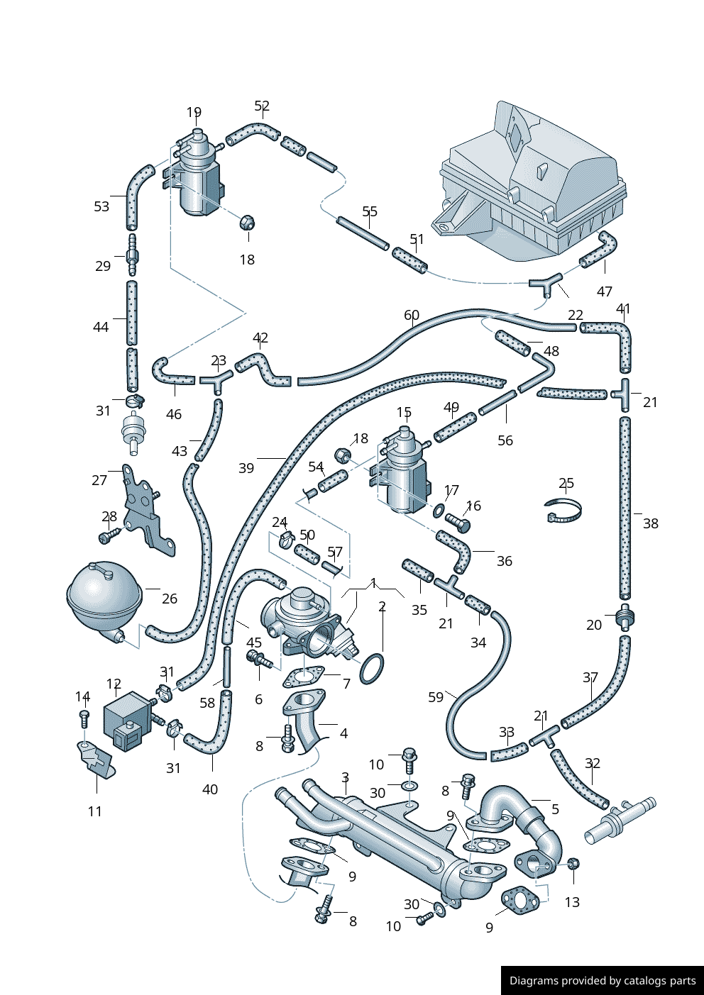 Car part diagram