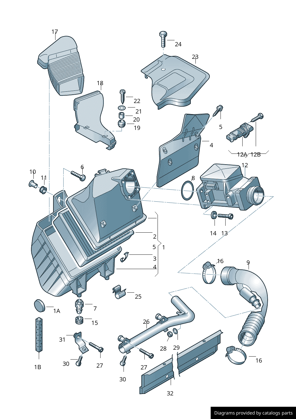 Car part diagram