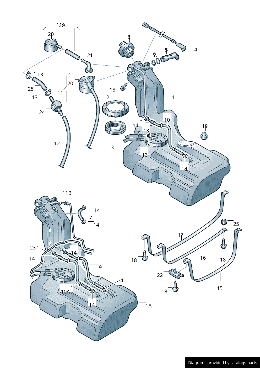 Car part diagram