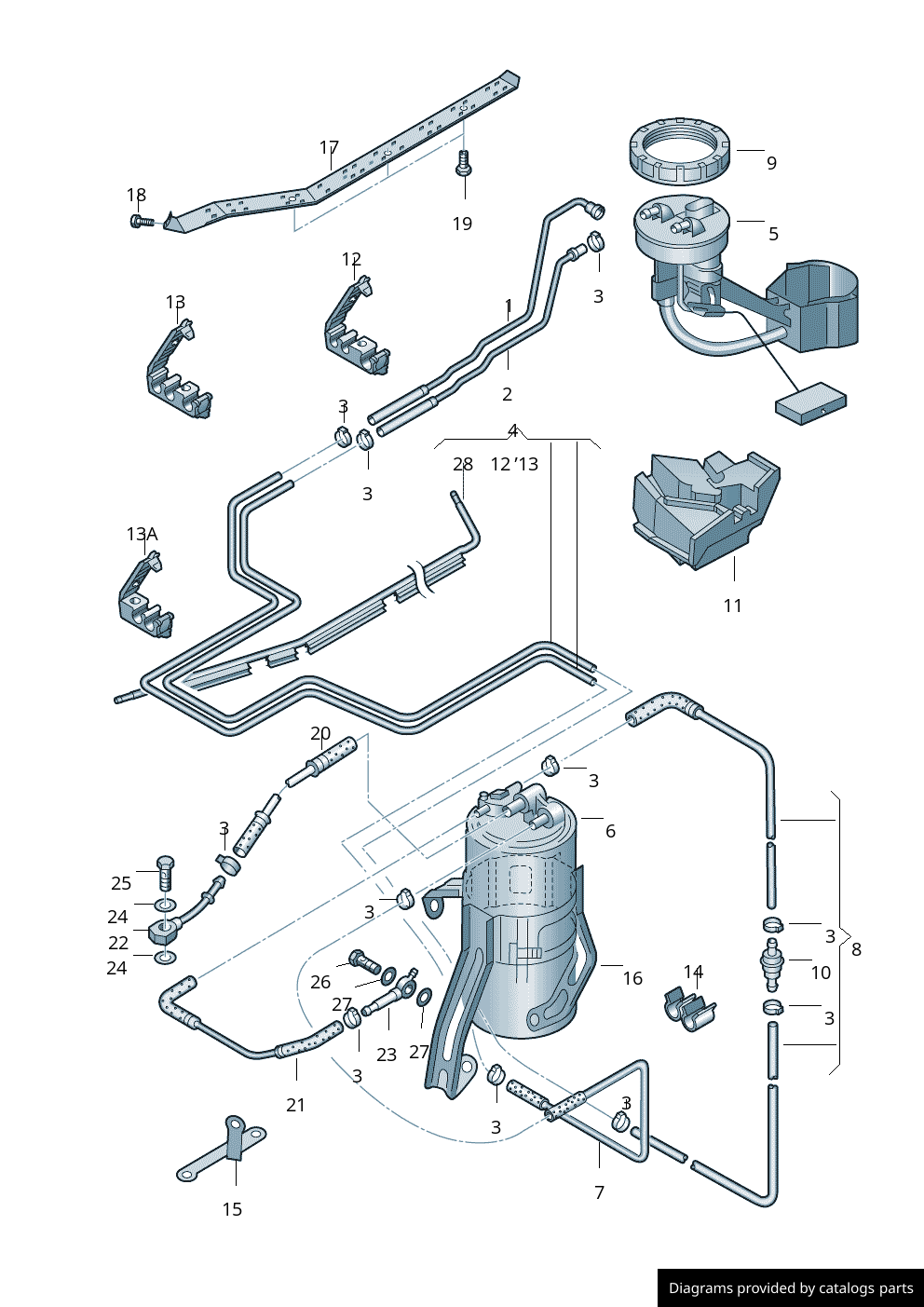 Car part diagram