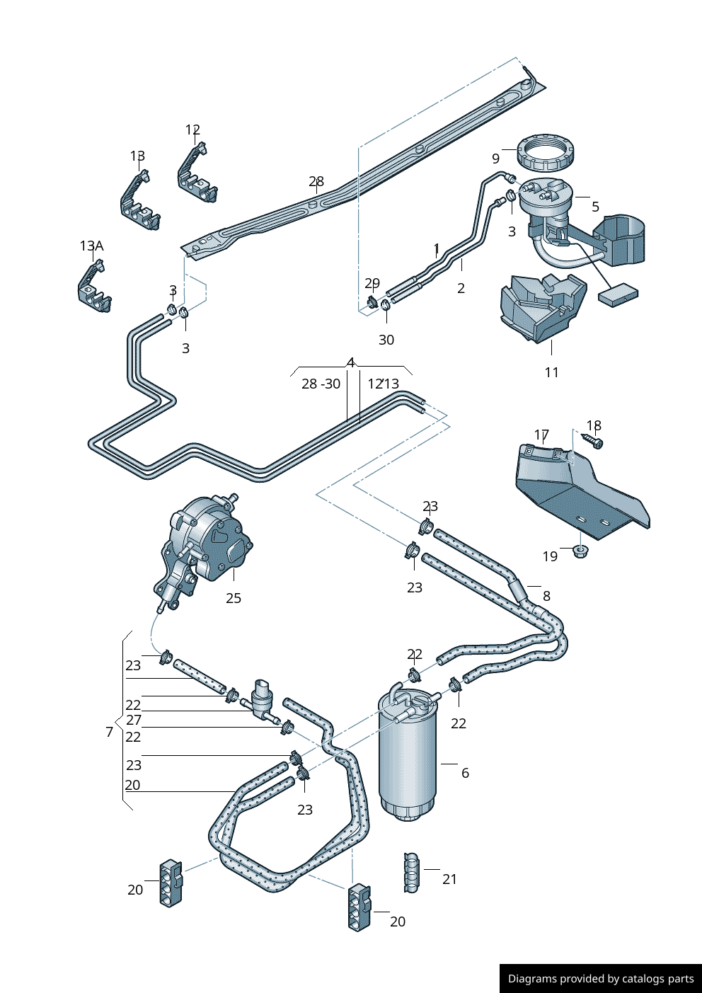 Car part diagram