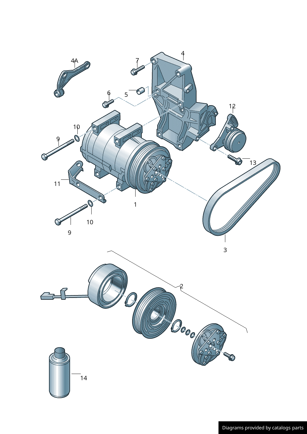 Car part diagram
