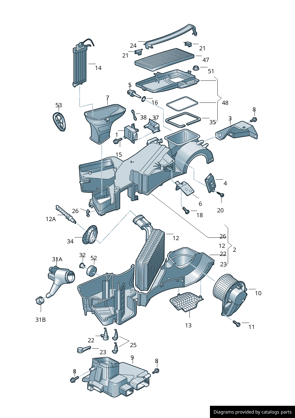 Car part diagram