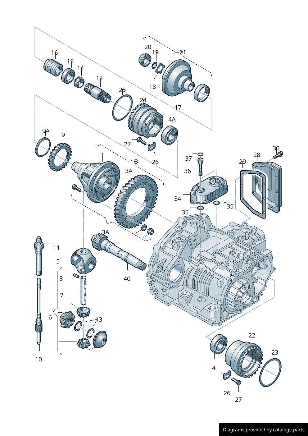 Car part diagram