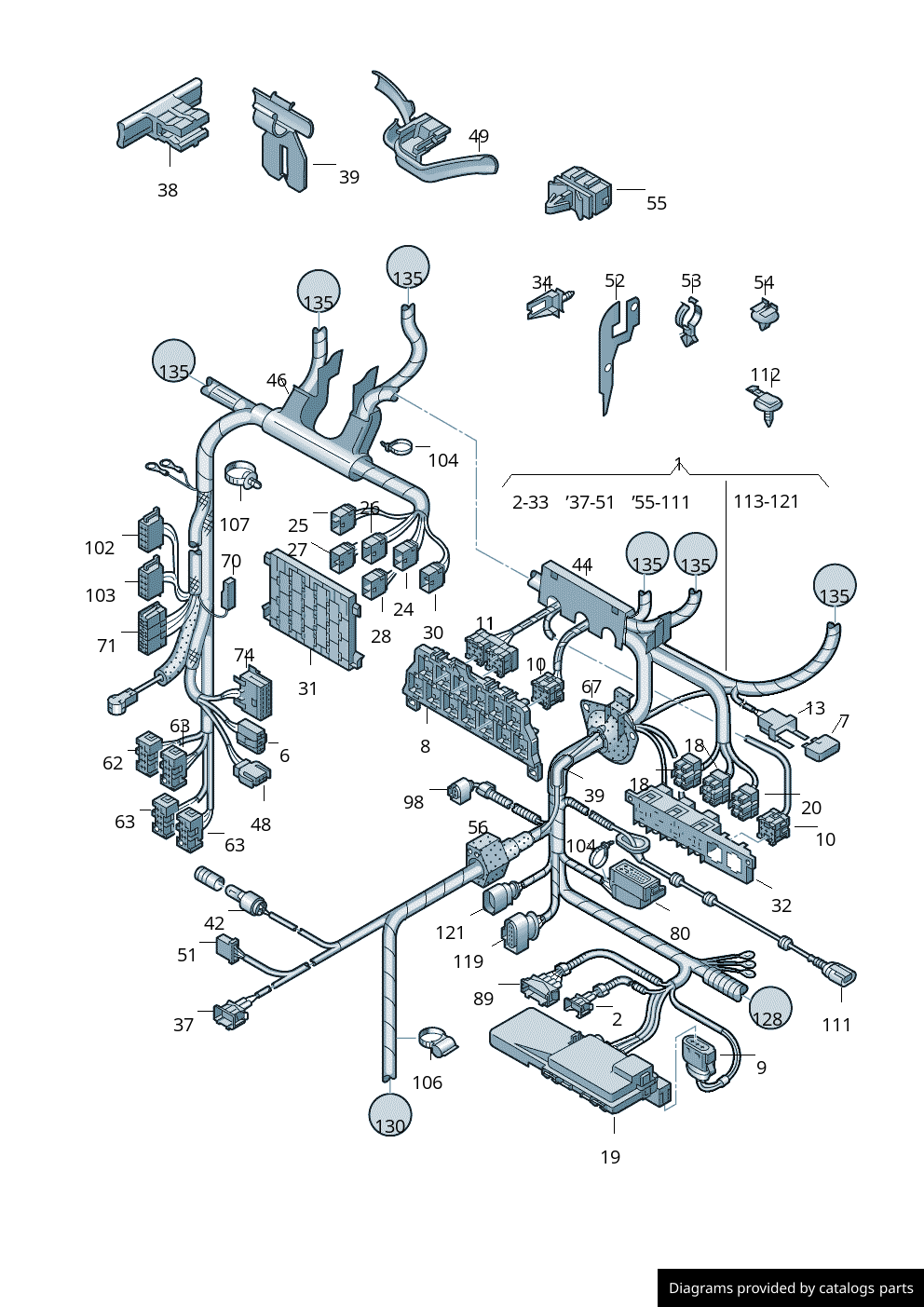 Car part diagram