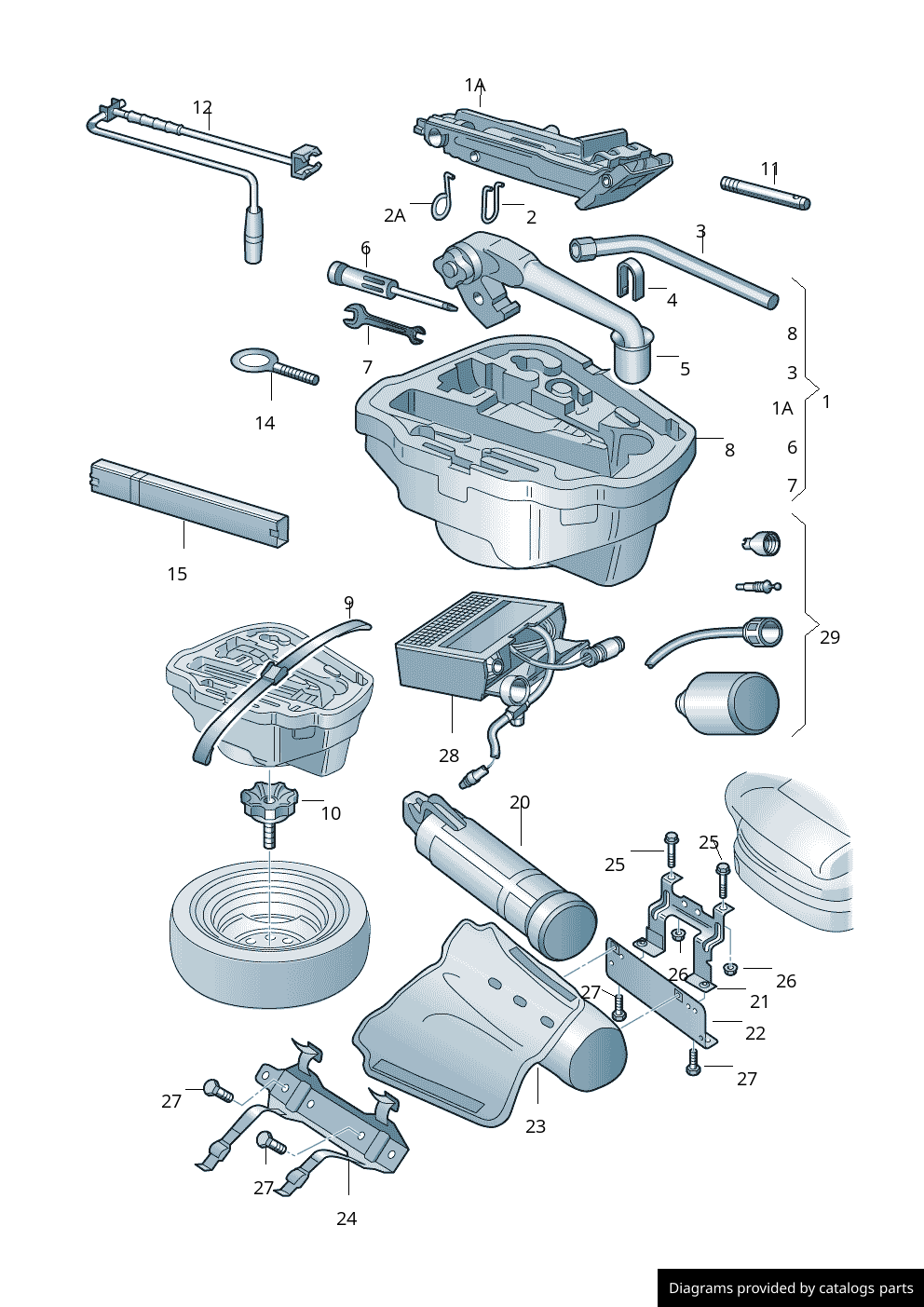 Car part diagram